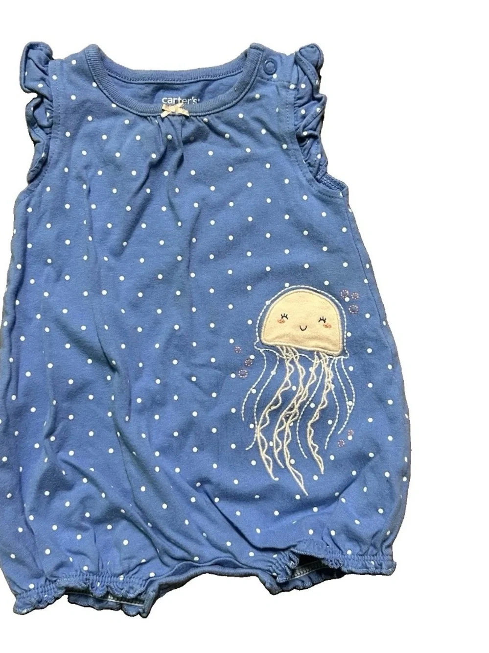 Baby Girl Summer Clothing Short Sleeve Tank Top Romper Size 0-3 Months